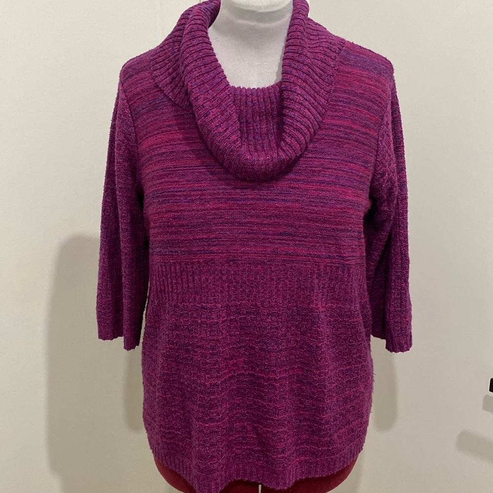 Cowl Neck Knit Sweater by Catherine’s |Size 0X - Picture 1 of 5